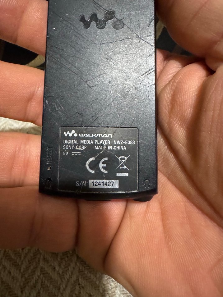 Sony mwz e383 Siyah Taşınabilir Müzik Çalar - Görsel 4