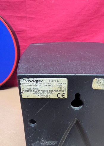 Pioneer Siyah Renkli Müzik Sistemi Hoparlörleri - Görsel 4