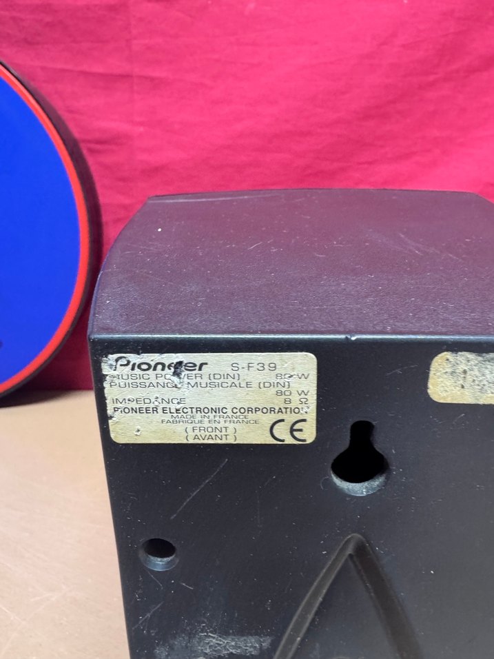 Pioneer Siyah Renkli Müzik Sistemi Hoparlörleri - Görsel 4