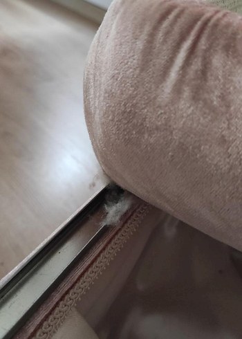 Modern Klasik Pembe Kadife Yastık - Görsel 5