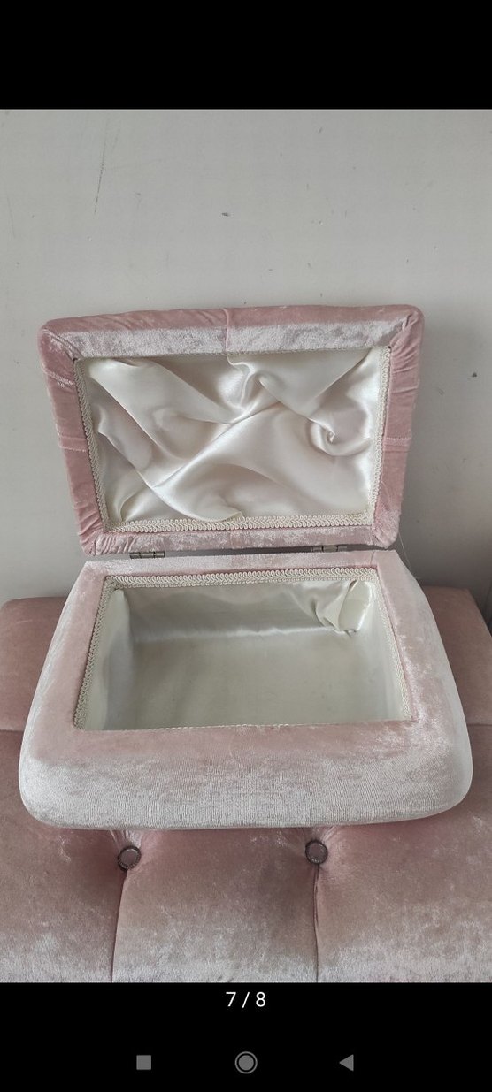 Modern Klasik Pembe Kadife Yastık - Görsel 4