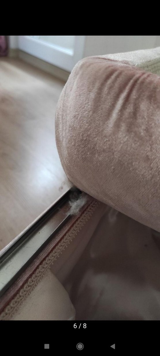 Modern Klasik Pembe Kadife Yastık - Görsel 5