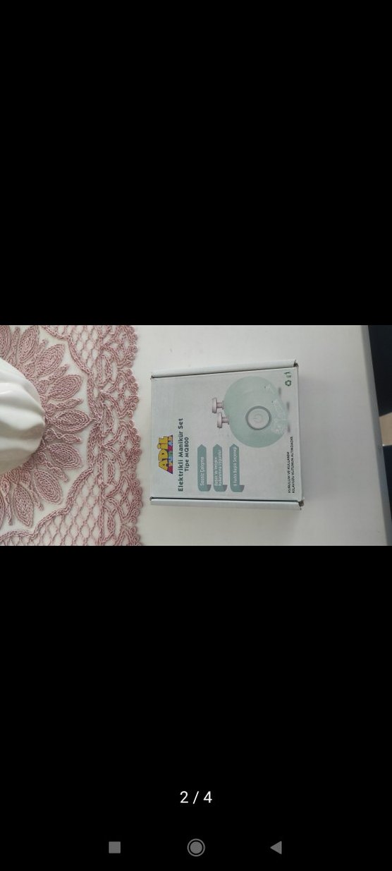 Renkli Pastel elektronik Bebek çocuk tırnak törpüsu - Görsel 3