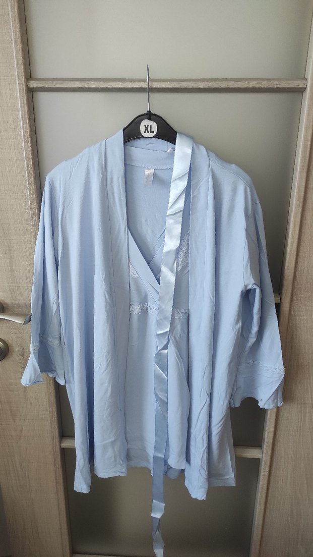 Mavi Hamile ve Emzirme Pijama Takımı - Görsel 4