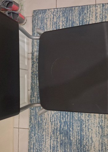 Beden Gri Yüksek Sandalye İkea Bar Sandalyesi