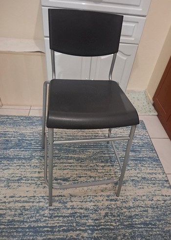 Ikea Gri Yüksek Sandalye İkea Bar Sandalyesi