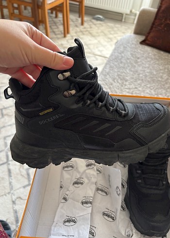 Siyah Erkek Outdoor Bağcıklı Su Geçirmez Bot