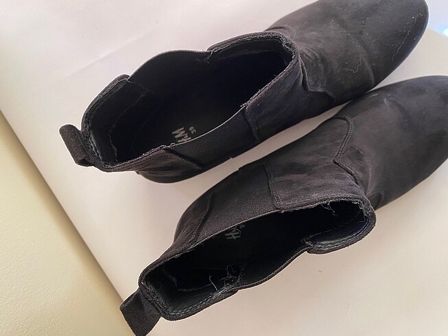 39 Beden siyah Renk H&M siyah kısa bot