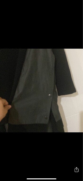 Mascara deri görünümlü takım