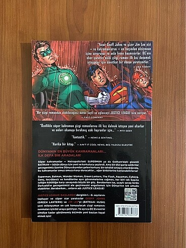  Justice League Cilt 1 - Başlangıç Adalet Birliği