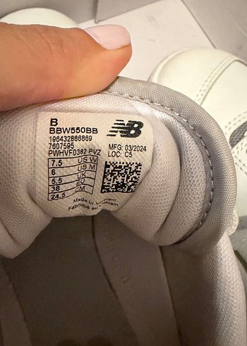 New Balance Beyaz Gri Platform Spor Ayakkabı - Görsel 3
