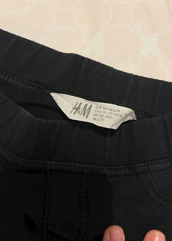 Düğmeli Siyah  Çocuk tayt - Görsel 3