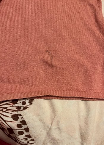 Kız Çocuk Pembe Uzun Kollu Triko Tişört - Görsel 4