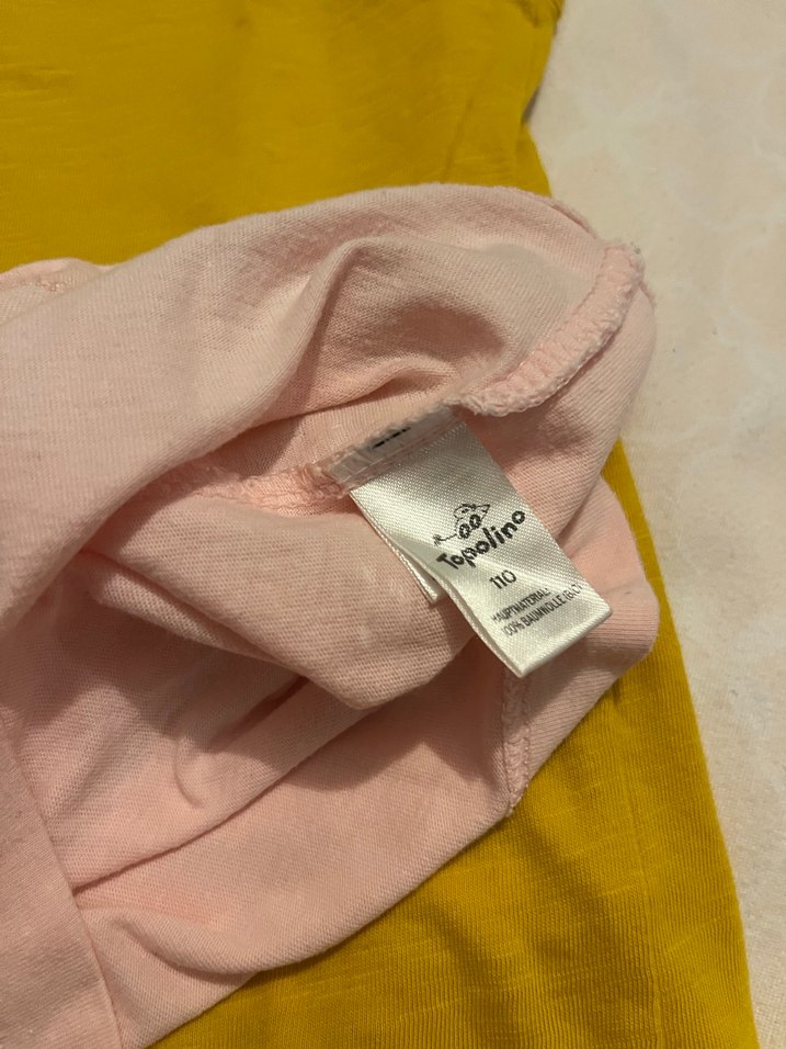 Kelebek Baskılı Pembe Kız Tişörtü - Görsel 2