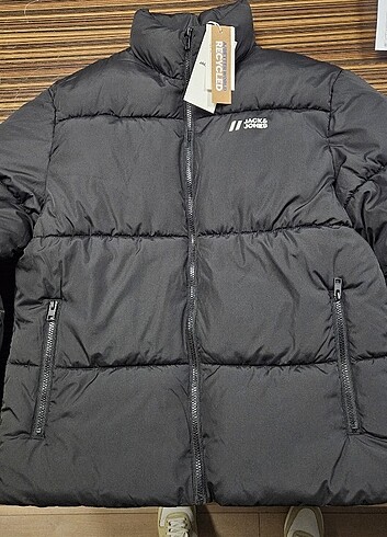 Jack Jones Jjmax Siyah Şişme Mont