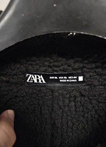 xl Beden siyah Renk Zara Siyah Suni Yünlü Ceket Mont