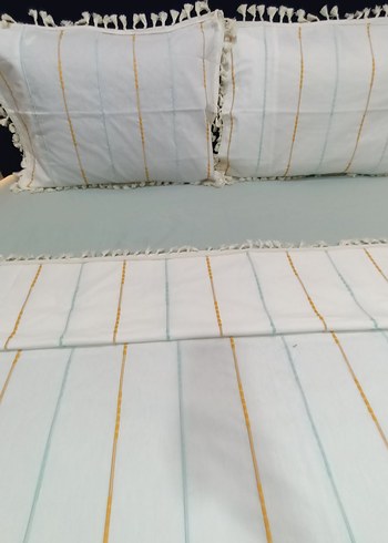 Patlatmalı püsküllü Nevresim takımı. @teras_dikimevi - Görsel 2