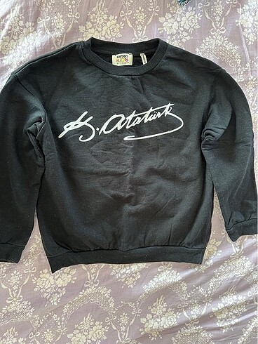 Koton siyah törenler için sweatshirt