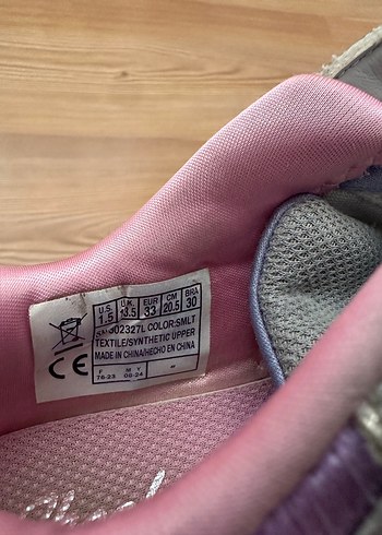 Skechers SkechersKız Çocuk Pembe Gri Cırt Cırtlı Spor Ayakkabı