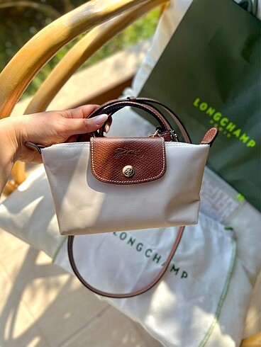 Longchamp Longchamp Le pliage Xs Askılı Bej
