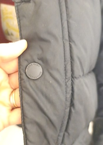 Düğmeli Siyah Erkek Çocuk Mont - Görsel 4