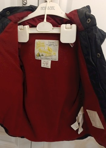 Düğmeli Siyah Erkek Çocuk Mont - Görsel 2