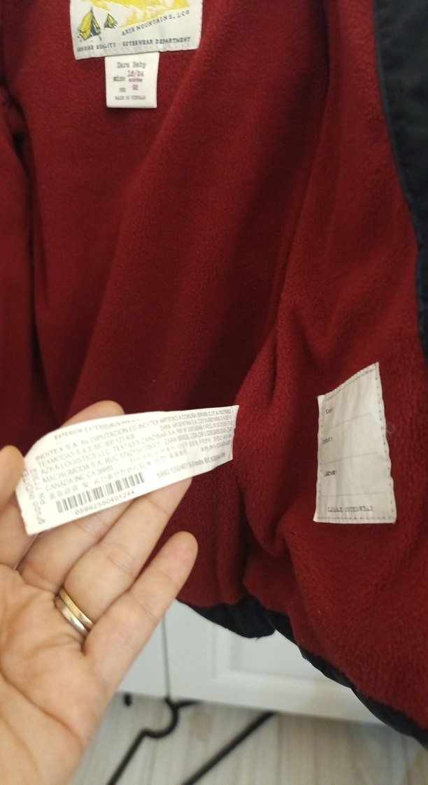 Düğmeli Siyah Erkek Çocuk Mont - Görsel 3