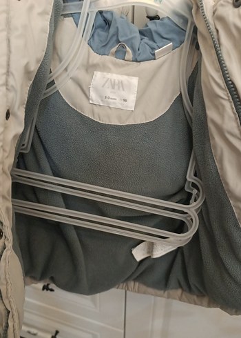 Erkek Çocuk Gri Kürklü Mont - Görsel 3