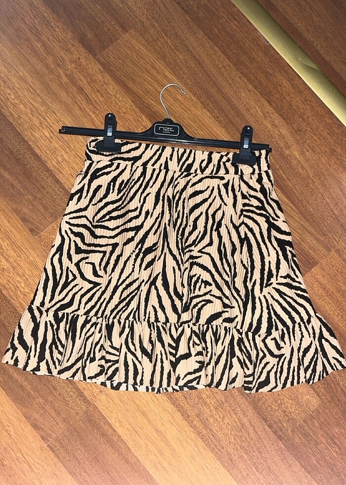 leoparlı kısa etek - Görsel 2