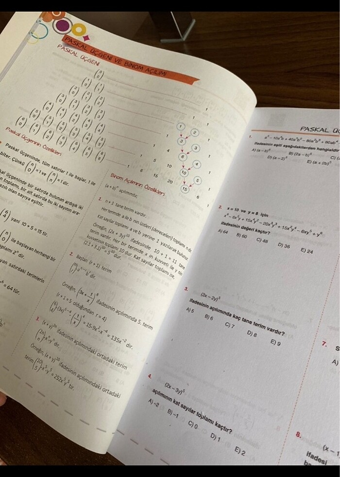 10.sınıf matematik test kitabı - Görsel 2