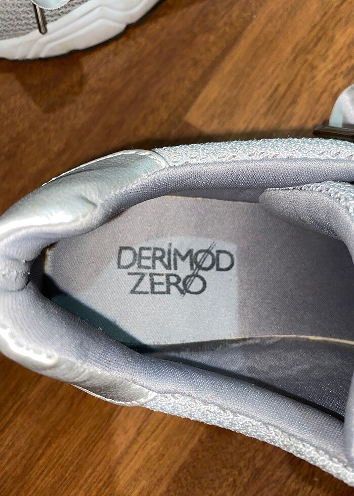 gri yüksek tabanlı spor ayakkabı - Görsel 2