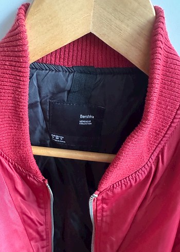 Erkek Kırmızı Street Wear Bomber Ceket - Görsel 6