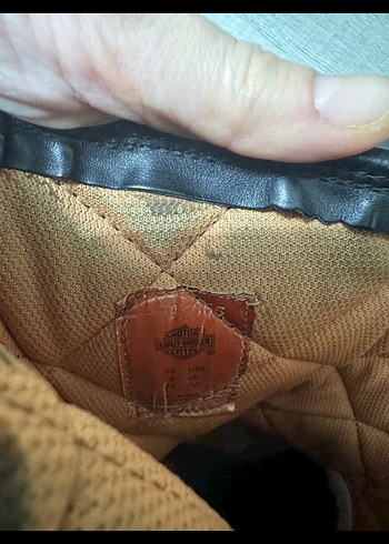 Siyah Deri Harley-Davidson Biker Botlar - Görsel 4