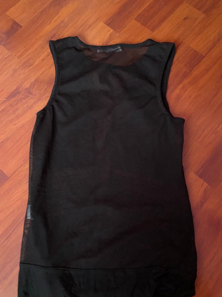 Dantel Detaylı Siyah V Yaka Uzun Kadın Body - Görsel 3