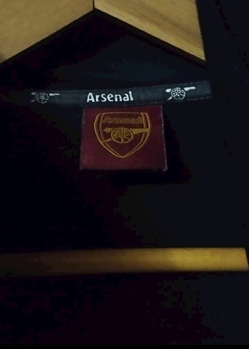Erkek Arsenal Orjinal Siyah Fermuarlı Ceket - Görsel 3