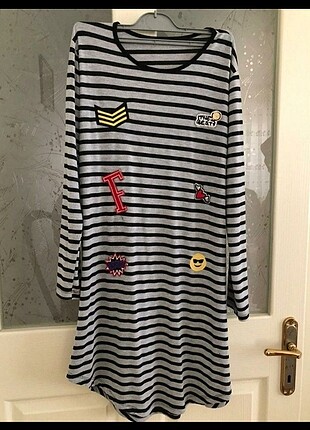 Çizgili tunik.