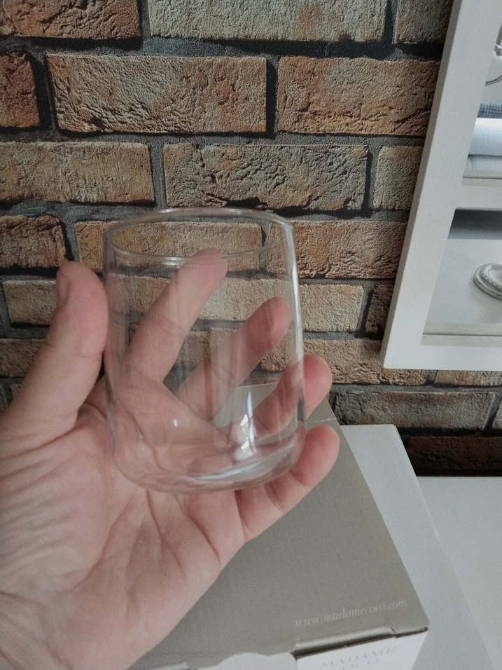 Madame Coco Şeffaf Cam Bardak 275 ml - Görsel 3