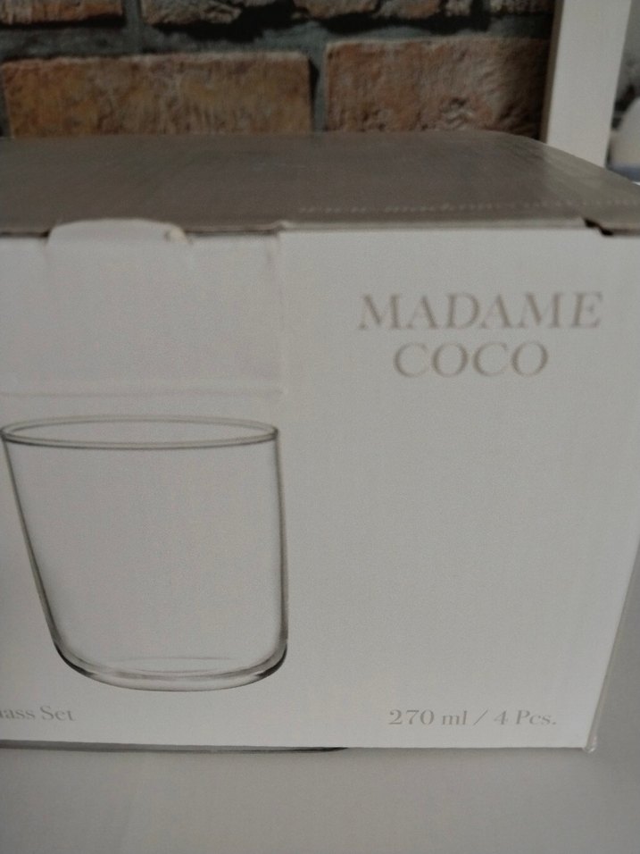 Madame Coco Şeffaf Cam Bardak 275 ml - Görsel 5