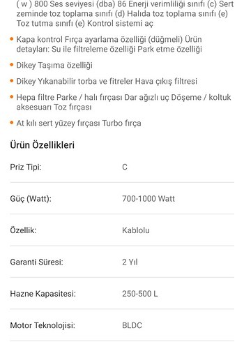 Beko Beyaz Dikey Elektrikli Süpürge - Görsel 9