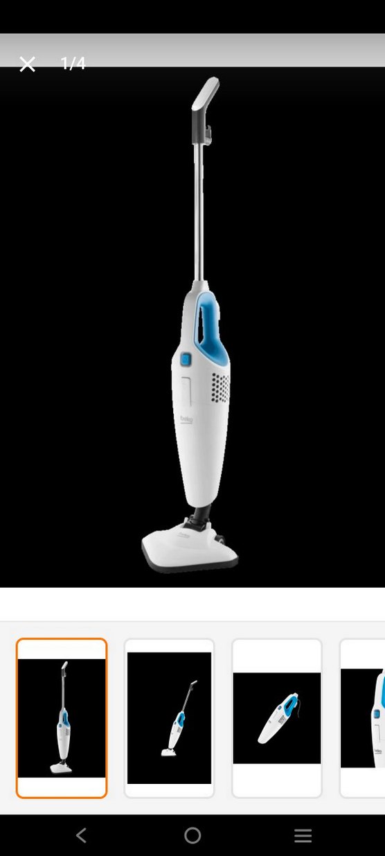 Beko Beyaz Dikey Elektrikli Süpürge - Görsel 5