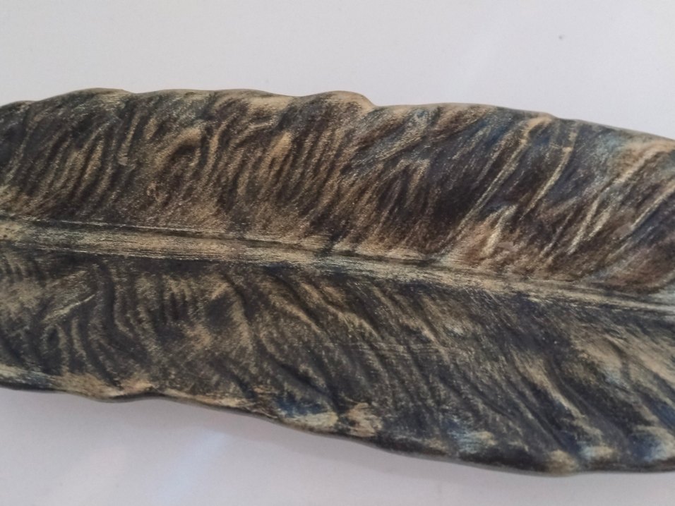 Kahverengi Yaprak Figürlü tütsülük - Görsel 2