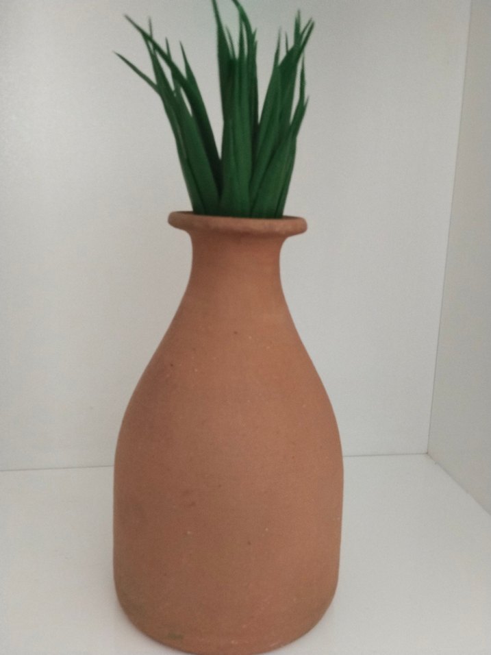 Bej Pastel Seramik Vazo - Görsel 2