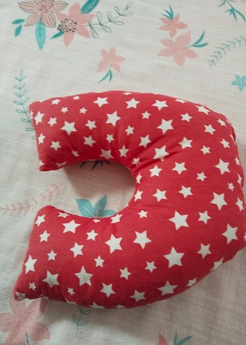 Renkli Yıldız Desenli Emzirme ve boyun Yastığı - Görsel 2