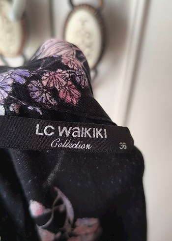 36 Beden mor Renk Bohem Mor Çiçekli Uzun Kollu Kimono