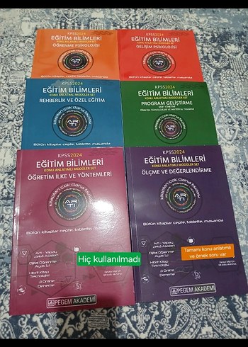 KPSS 2024 Eğitim Bilimleri Kitap Seti