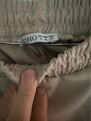xl Beden Oysho bej İspanyol paça