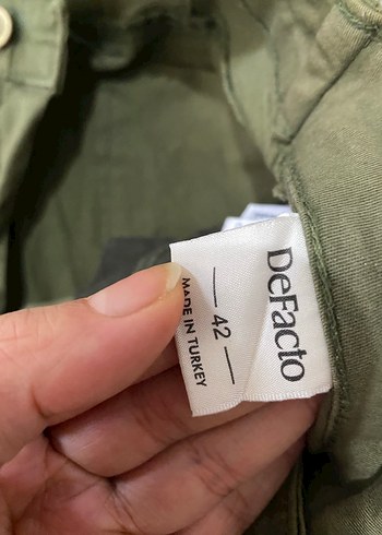 Kadın Haki Pantolon - Görsel 2