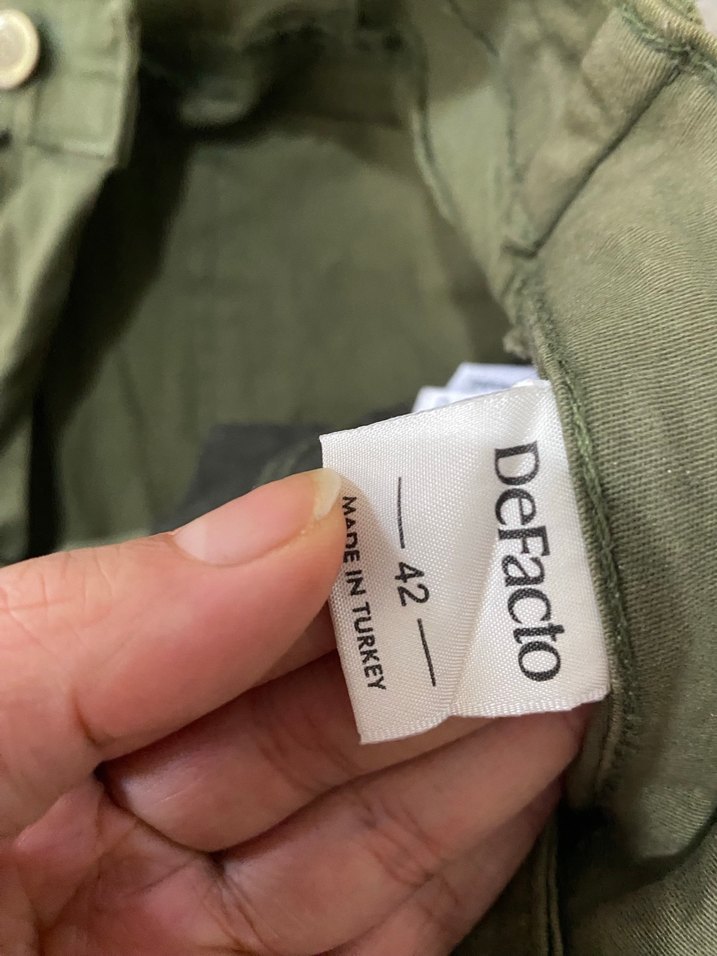 Kadın Haki Pantolon - Görsel 2