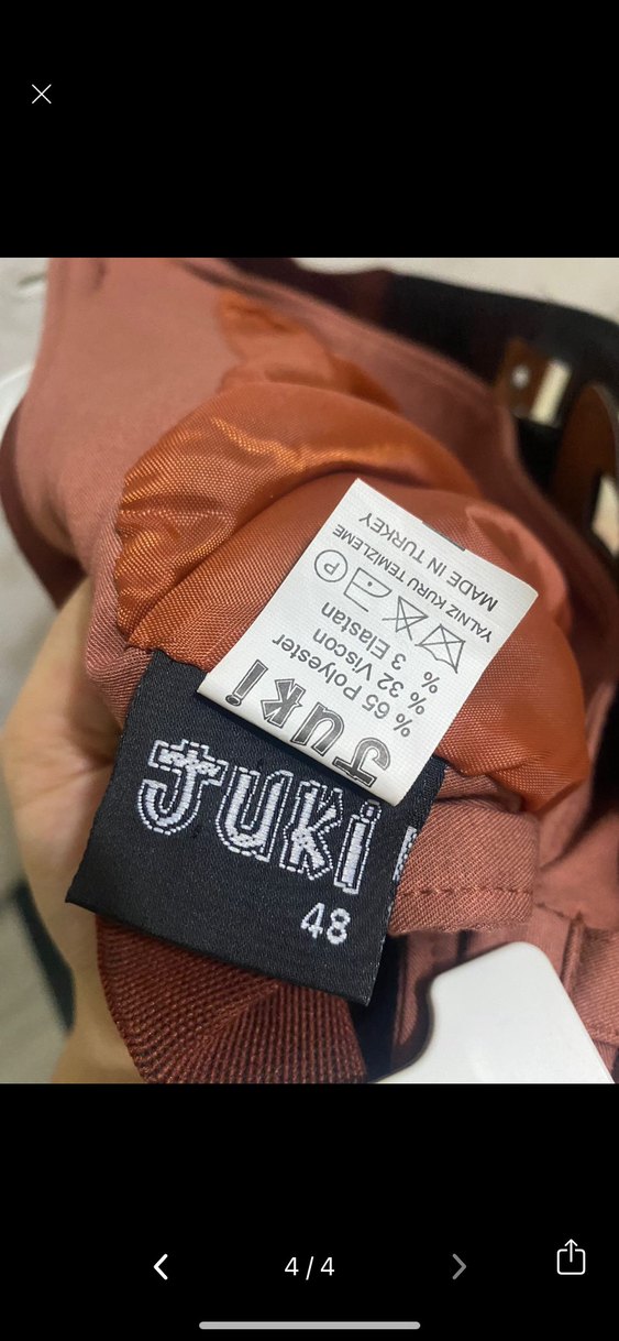 Kahverengi Kemerli Uzun Etek - Görsel 2