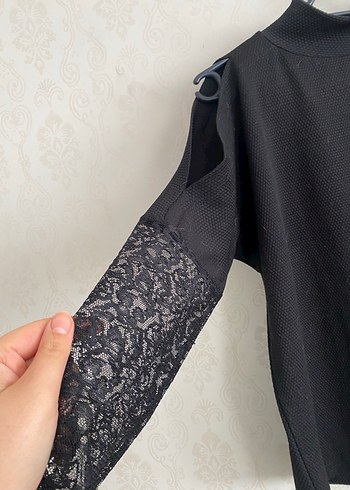 Dantelli Kadın Bluz - Görsel 2